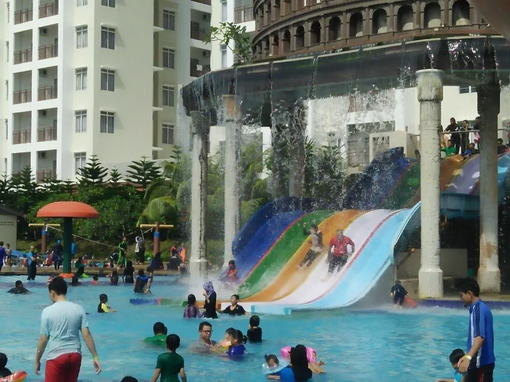 Family Stay 2 Bilik Waterpark Apartment Resort Melaka Free 4 Tiket