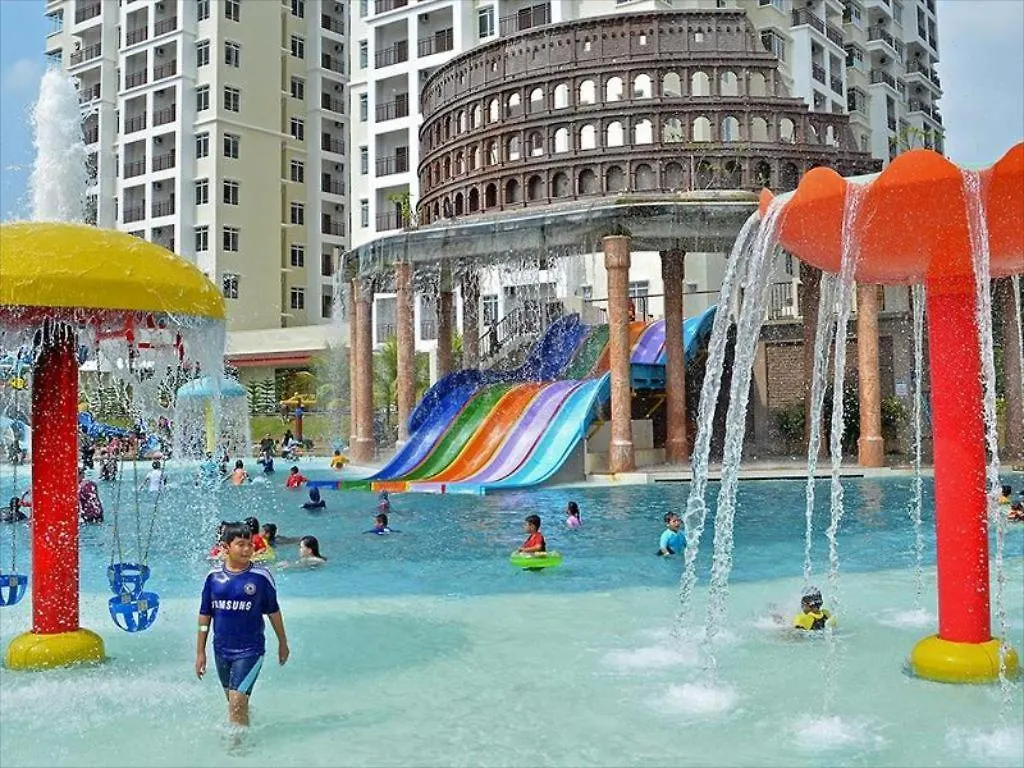 Family Stay 2 Bilik Waterpark Apartment Resort Melaka Free 4 Tiket Malaysia